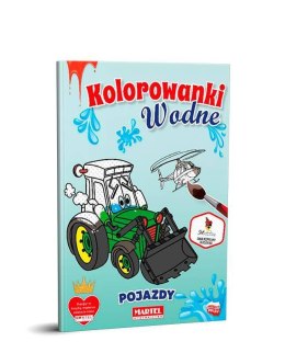 Kolorowanka wodna Pojazdy