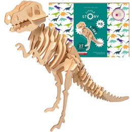 Little Story Drewniane Puzzle Model 3D - T-Rex