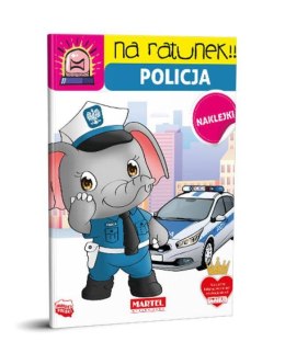 Na ratunek. Policja z naklejkami