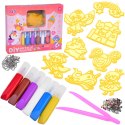 Zestaw kreatywny do tworzenia breloczków Zrób to Sam Szablony Farby