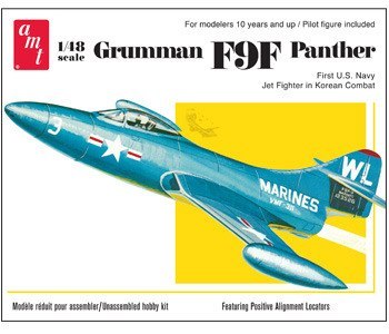 Model plastikowy AMT - Odrzutowiec Grumman F9F Panther Jet