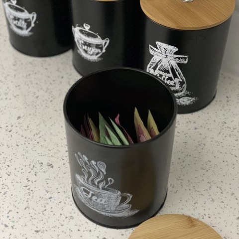 Pojemniki kuchenne pojemnik przyprawy herbate kawę - 4 szt. Ruhhy