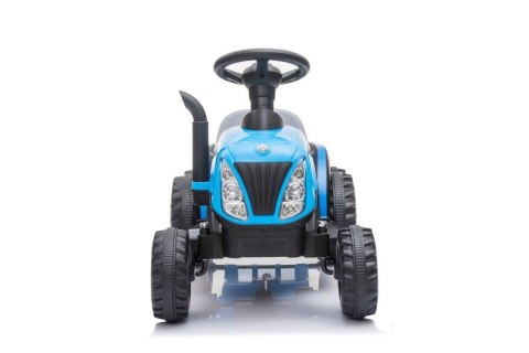 Traktor Na Akumulator z Przyczepą A009 Niebieski Traktor Na Akumulator z Przyczepą A009 Niebieski