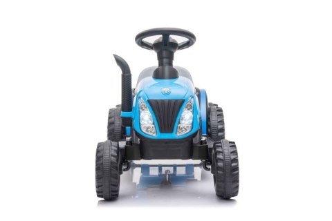 Traktor Na Akumulator z Przyczepą A009 Niebieski Traktor Na Akumulator z Przyczepą A009 Niebieski