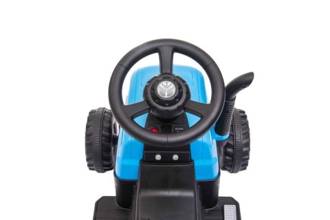Traktor Na Akumulator z Przyczepą A009 Niebieski Traktor Na Akumulator z Przyczepą A009 Niebieski