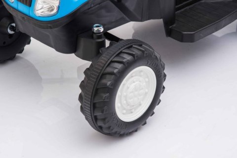 Traktor Na Akumulator z Przyczepą A009 Niebieski Traktor Na Akumulator z Przyczepą A009 Niebieski