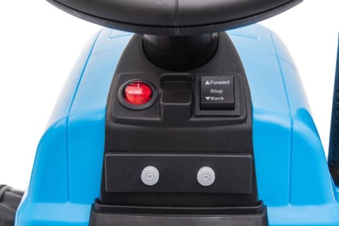 Traktor Na Akumulator z Przyczepą A009 Niebieski Traktor Na Akumulator z Przyczepą A009 Niebieski