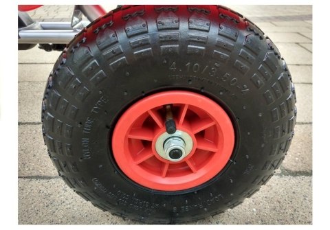 Gokart na Pedały Pompowane Koła GM18 Czerwony