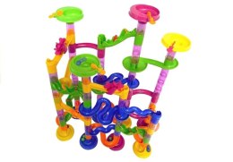 MARBLE Tor Zjeżdżalnia dla kulek 105 elementów 30 kulek