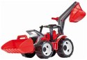 Traktor LENA Spychacz Koparka Czerwono Biała 104CM
