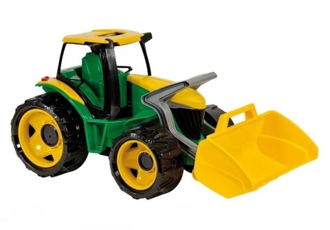 Traktor Spychacz LENA Zielono Żółty Ruchoma Łyżka