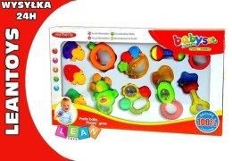 ZESTAW GRZECHOTEK W KARTONIE10SZT BABY SET