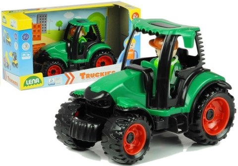 Zielony Traktor z Figurką Pojazd Rolniczy 01624