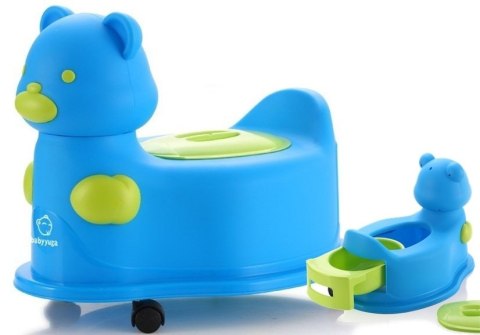 Nocnik Dla Maluszka z Misiem Jeździk 2w1 Kolory