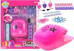 Zestaw Do Paznokci Lakiery Pilniczki + Lampa