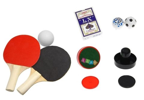 Zestaw Gier 4w1 Cymbergaj Tenis Stołowy Stół Lean
