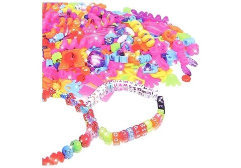 Zestaw Koralików Kolorowych Zrób Biżuterię