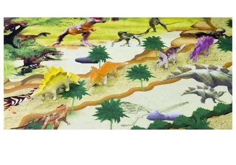 Mata Dywan Kraina Dinozaurów + Figurki 70cmx80cm