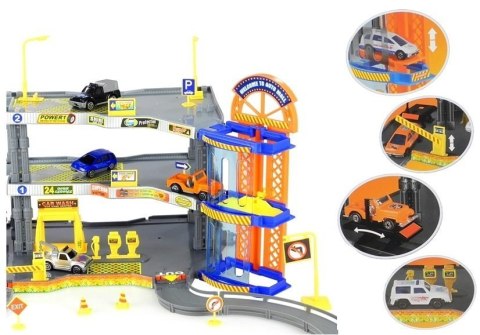 Parking Wielopoziomowy z drogą + 6 aut Winda