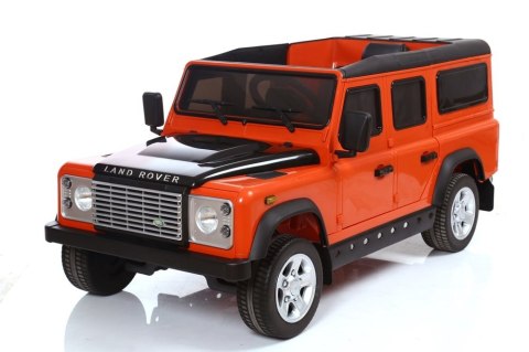 Auto Na Akumulator Land Rover Pomarańczowy