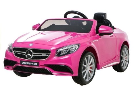 Auto Na Akumulator Mercedes S63 AMG Pilot Różowy