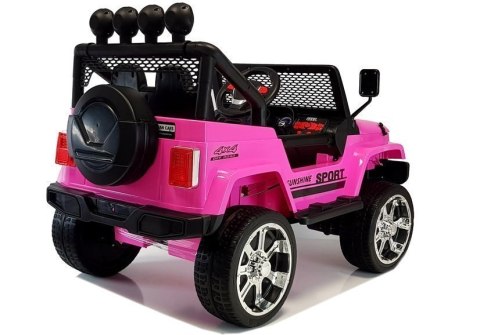 Auto na Akumulator S2388 Jeep Różowy