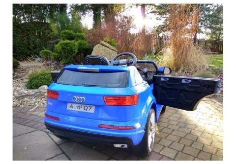Auto na akumulator AUDI Q7 niebieskie