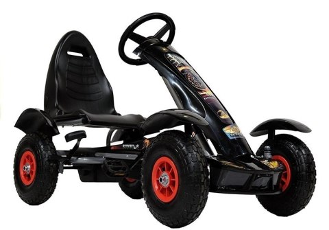 Gokart GM18 Czarny Pompowane Koła