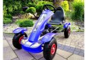 Gokart GM18 Niebieski Pompowane Koła