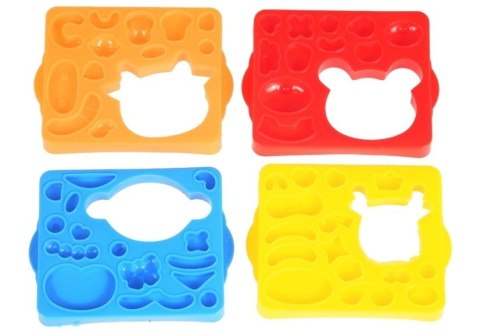 Zestaw Ciastolina z Foremkami Zwierzątek i Wałkiem