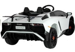 Auto na akumulator Lamborghini Białe
