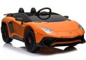 Auto na akumulator Lamborghini Pomarańczowe
