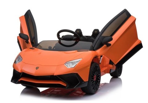 Auto na akumulator Lamborghini Pomarańczowe