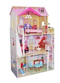 Domek Dla Lalek Drewniany Villa Natalia Piętrowy