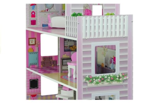 Domek dla lalek Drewniany Villa Stefi Pietrowa