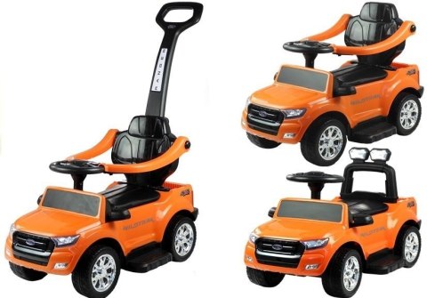 Jeździk Ford Ranger z Pchaczem Pomarańczowy