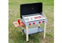 Drewniany Grill dla Dzieci BBQ z Akcesoriami