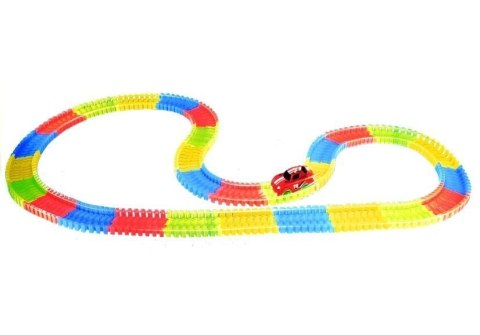 Neonowy Tor Magic Track 224 PCS + Świecące Auto