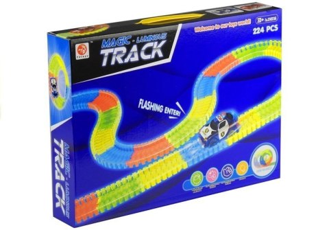 Neonowy Tor Magic Track 224 PCS + Świecące Auto