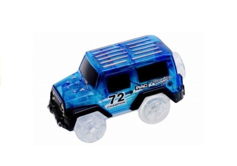 Neonowy Tor Samochodowy 128PCS Świecące Autko