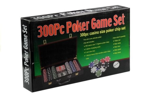Zestaw Gra Poker Set w Walizce Black Jack 2784