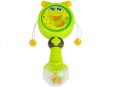 Interaktywny Bębenek Do Ręki Grzechotka Zielony
