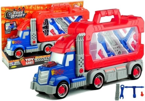 Rozkręcany Tir Walizka z Narzędziami Świeci Gra