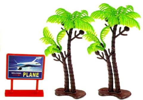 Wieloelementowy Zestaw Lotnisko Samolot Pojazdy