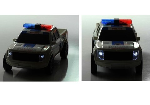 Wóz Policyjny w Skali 1:16 Światła Dźwięki Napęd