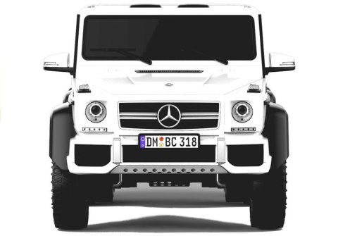 Auto na Akumulator Mercedes G63 6x6 Biały