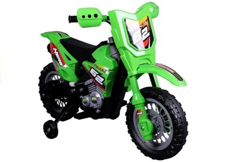 Motocykl na Akumulator Cross ZP3999A Zielony