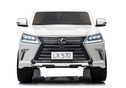 Pojazd na Akumulator LEXUS DK-LX570 Biały LCD