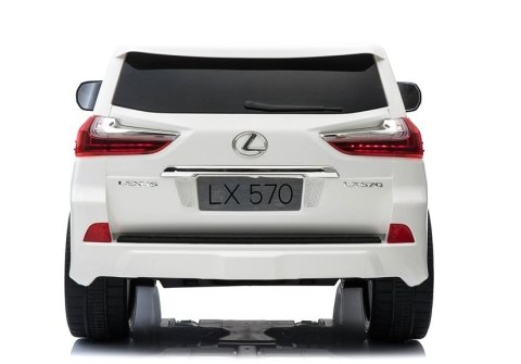Pojazd na Akumulator LEXUS DK-LX570 Biały LCD