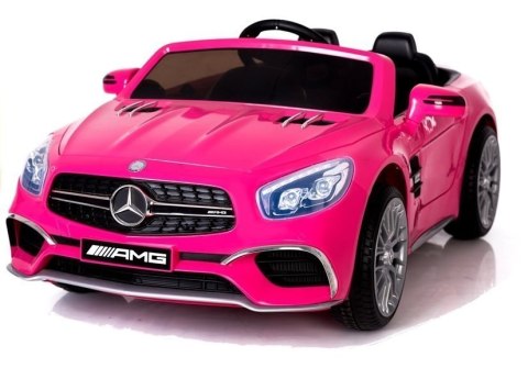 Pojazd na Akumulator Mercedes SL65 LCD Różowy